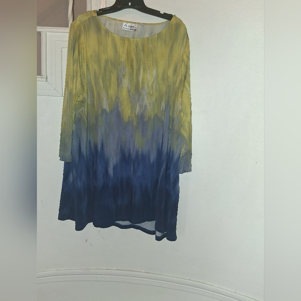 Blue and Yellow Ombre Skirt(LAST CALL/ $ DROP)